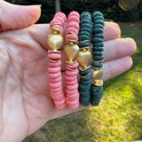 Sandy Heart Bracelet