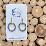 Dainty Bar Hoops