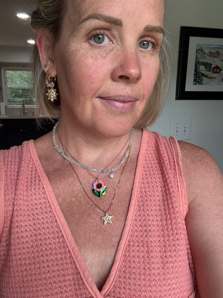 Flora Charm Necklace