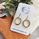 Dainty Bar Hoops