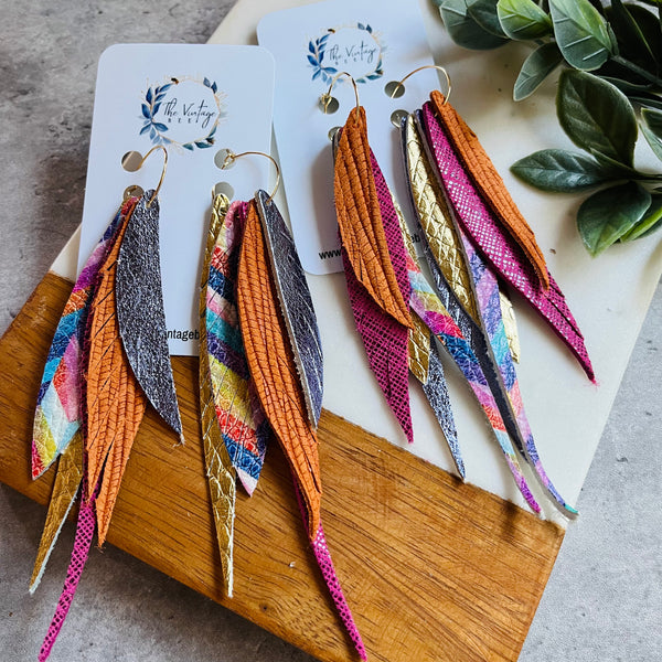 Feathered Hoops
